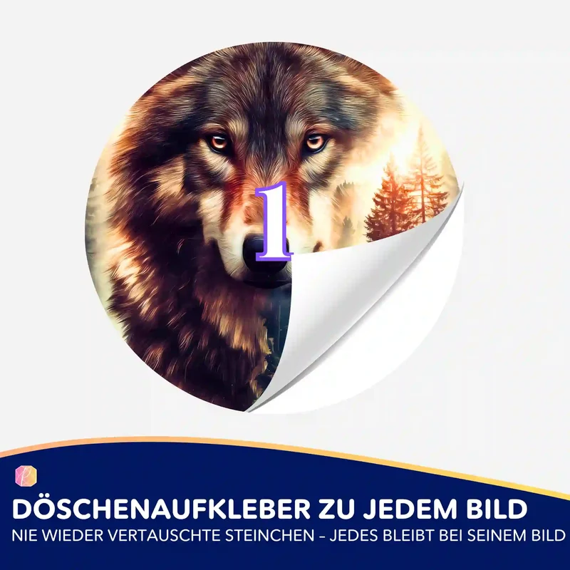 Döschenaufkleber - Geist des Waldes