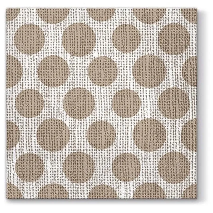 Decoupage Napkins Dots on Linen - 1 pc