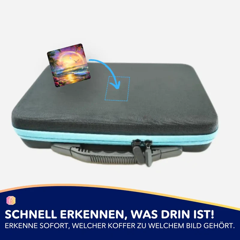 Aufkleber 5er-Set - Zwischen Himmel und Meer