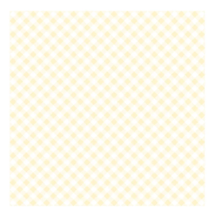 Decoupage Napkins Diagonal Cream Check - 1 pc