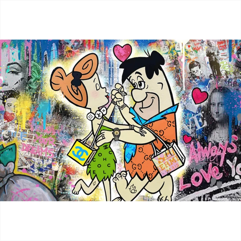 Aluminiumbild Always Love you Querformat