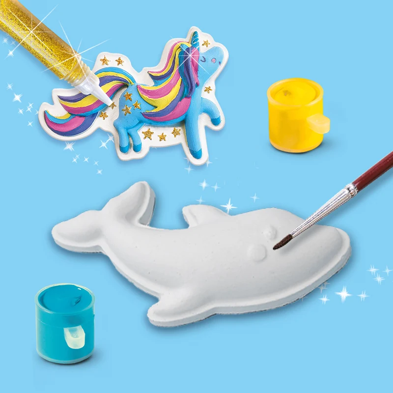 SES Creative Gießen & Anmalen Mega Box Einhorn Meerjungfrau