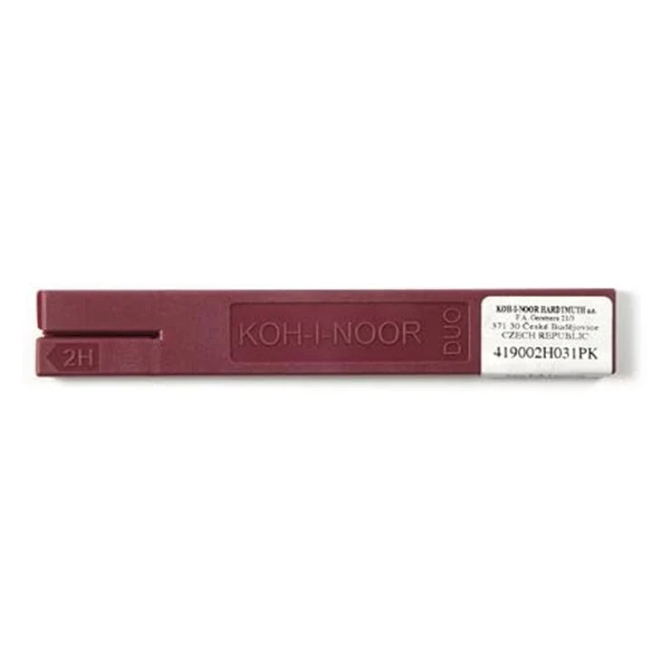 KOH‑I‑NOOR DUO Graphite Leads, 2 mm, Set of 2