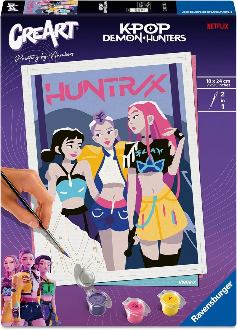 Ravensburger CreArt KPop Demon Hunters Rumi Malen nach Zahlen