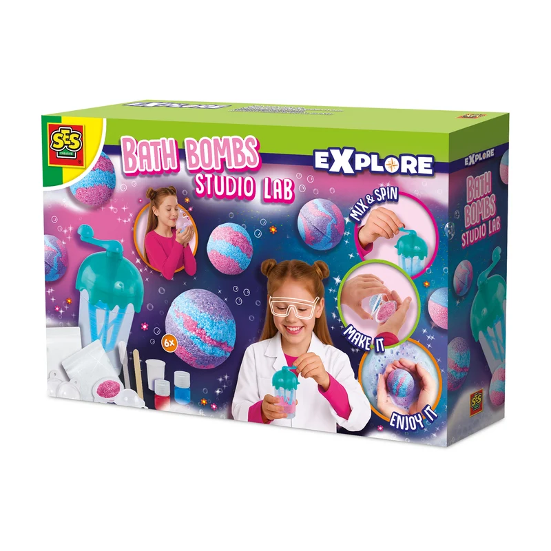 SES Creative Badebomben Studio Labor – 6 Bomben selbst machen