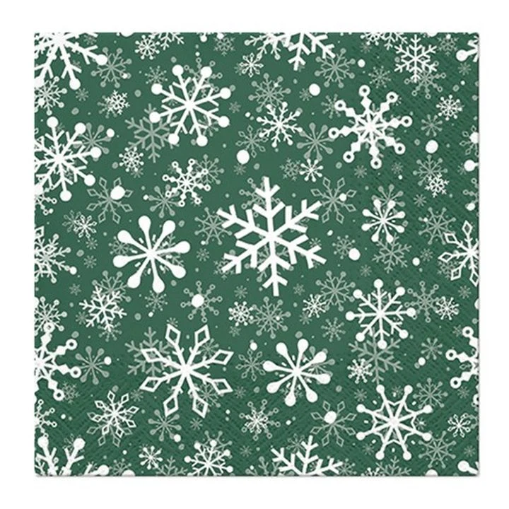 Christmas Snowflakes Decoupage Napkins - 1 pc
