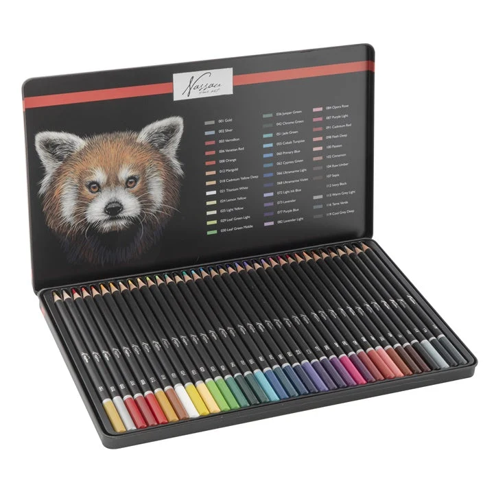 Nassau Set of 36 Colored Pencils