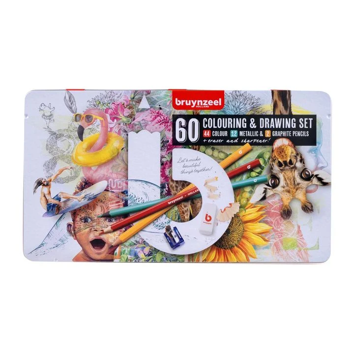 Bruynzeel Colored Pencils, Set of 60