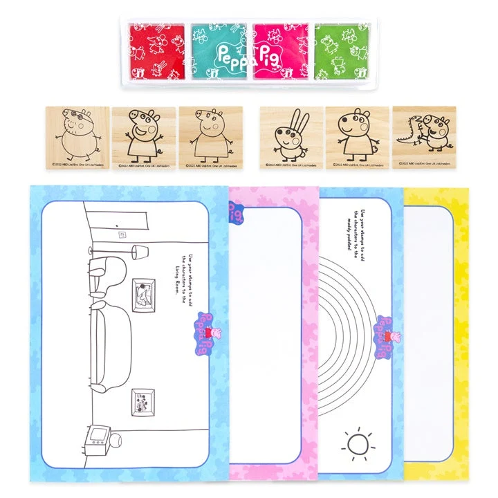 PEPPA PIG Wooden Stamp Set