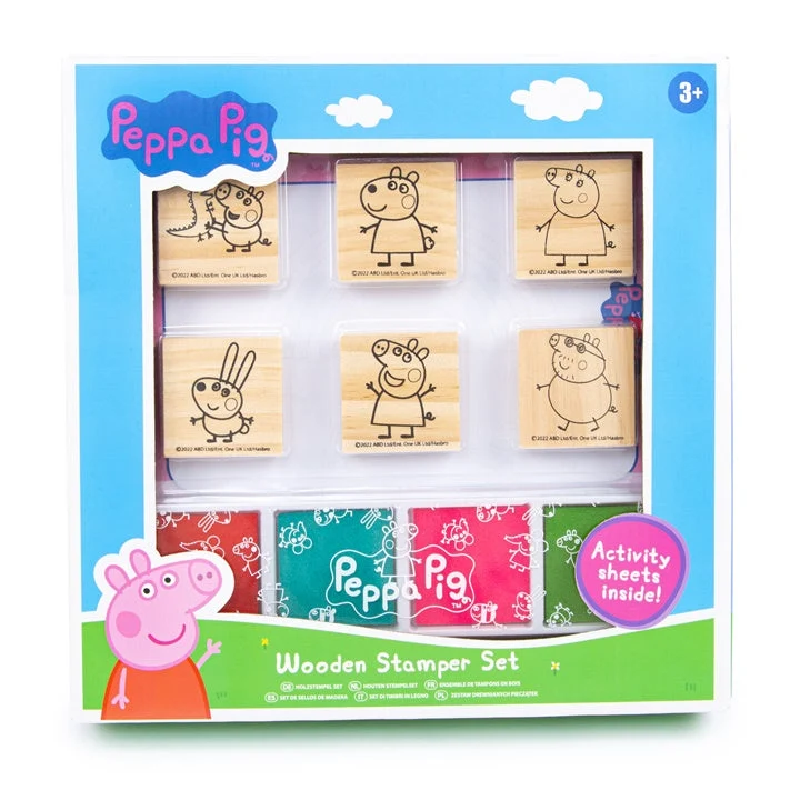 PEPPA PIG Wooden Stamp Set