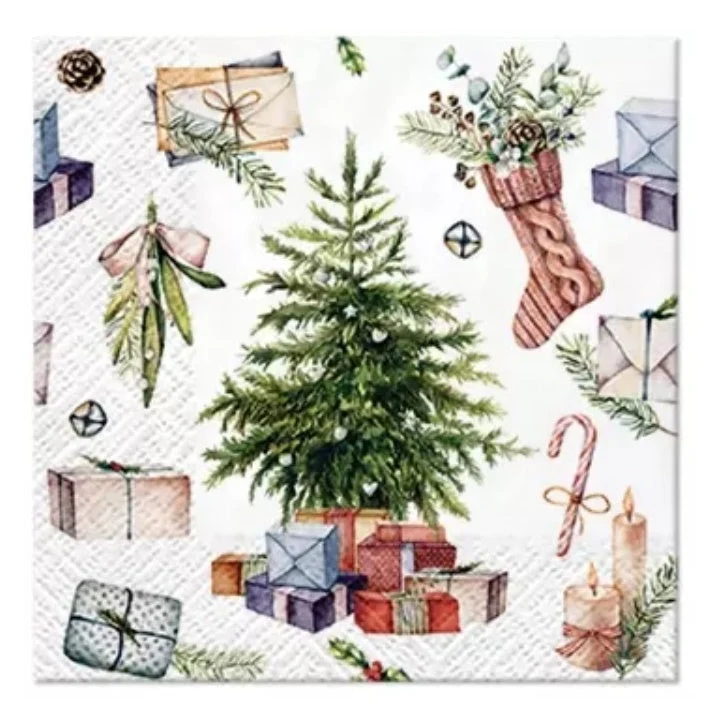 Christmas at Home Decoupage Napkins - 1 pc