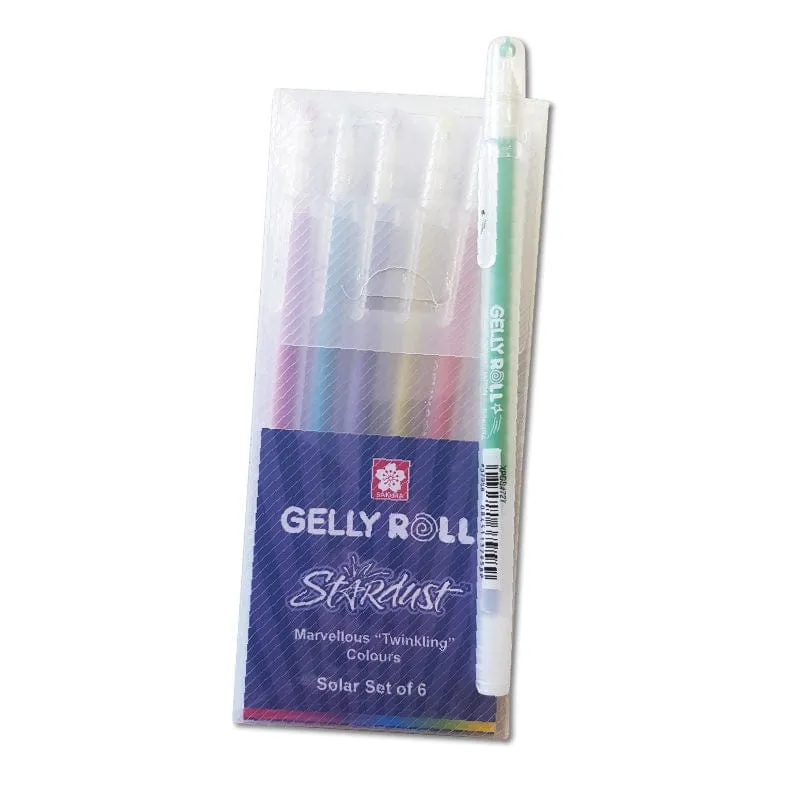 Gelly Roll Stardust Marvellous Twinkling Colours Set of 6