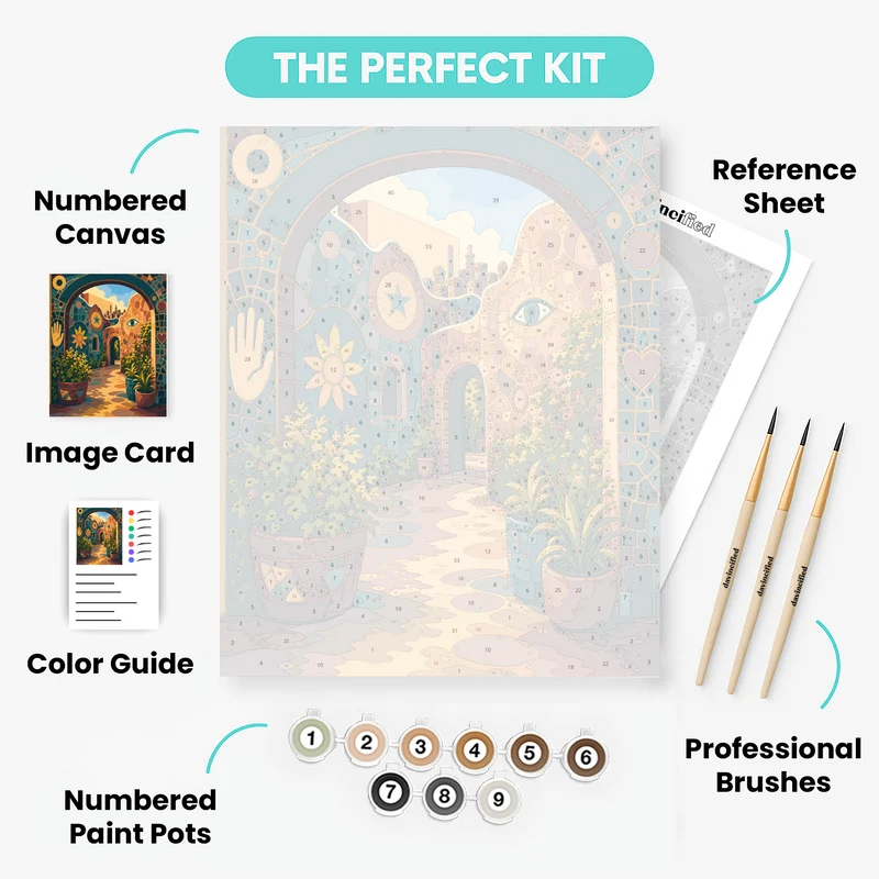 Magic Gardens Archway - Paint by Numbers Kit