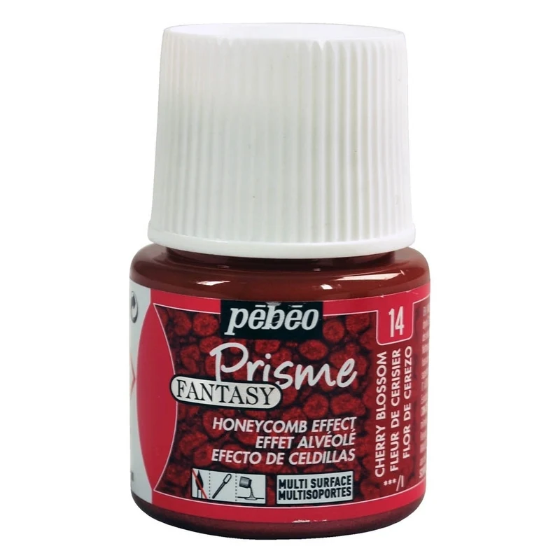 Pebeo - Fantasy Prisme - Honeycomb Effect - Cherry Blossom - 45ml