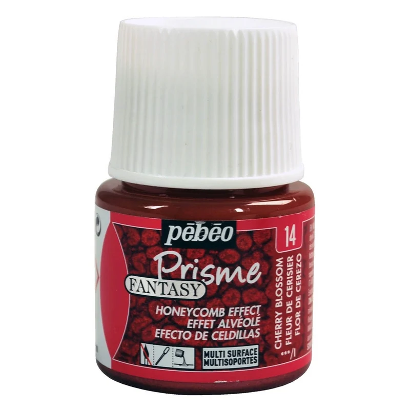 Pebeo - Fantasy Prisme - Honeycomb Effect - Cherry Blossom - 45ml