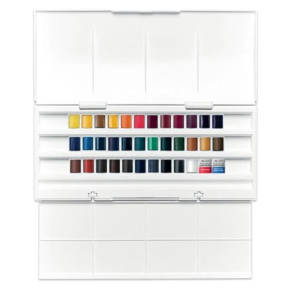 Winsor & Newton Cotman Watercolour Studio Set 36 Half Pans