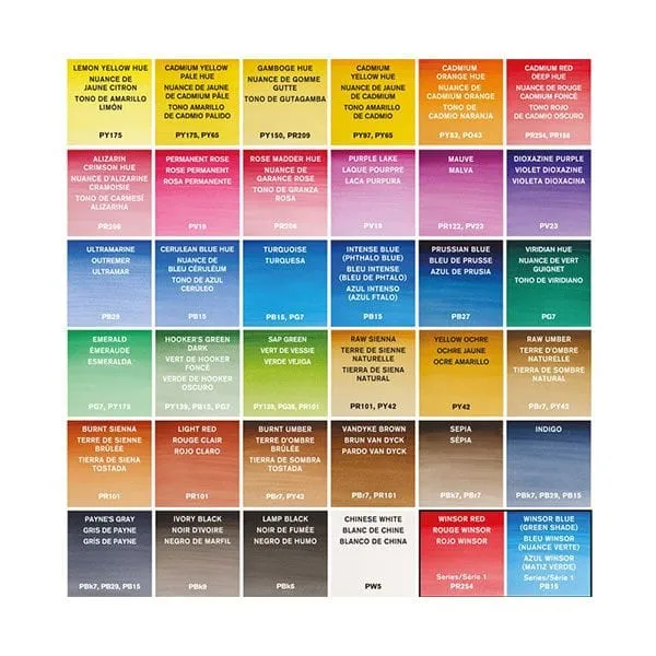 Winsor & Newton Cotman Watercolour Studio Set 36 Half Pans