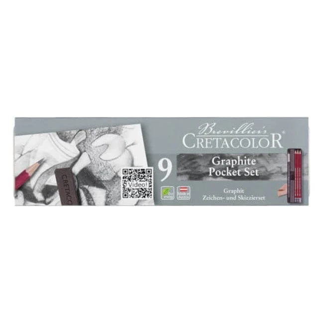 Cretacolor Graphite Pocket Set of 9