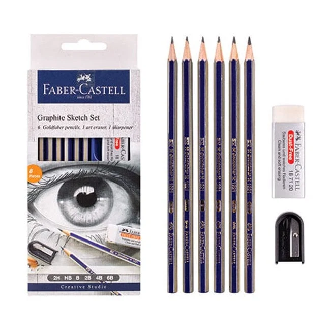 Faber-Castell Graphite Sketch Set of 8
