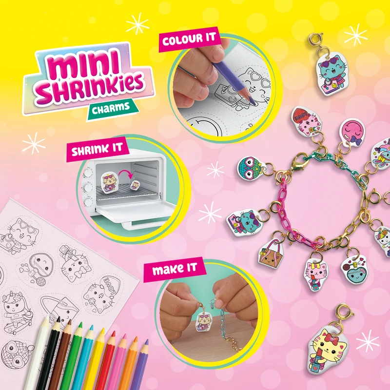 SES Creative Mini Shrinkies – Charms Fashion Party (14175)