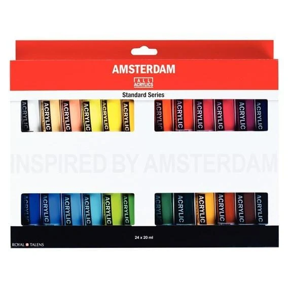 Amsterdam All Acrylics General Selection Set 20ml Tubes
