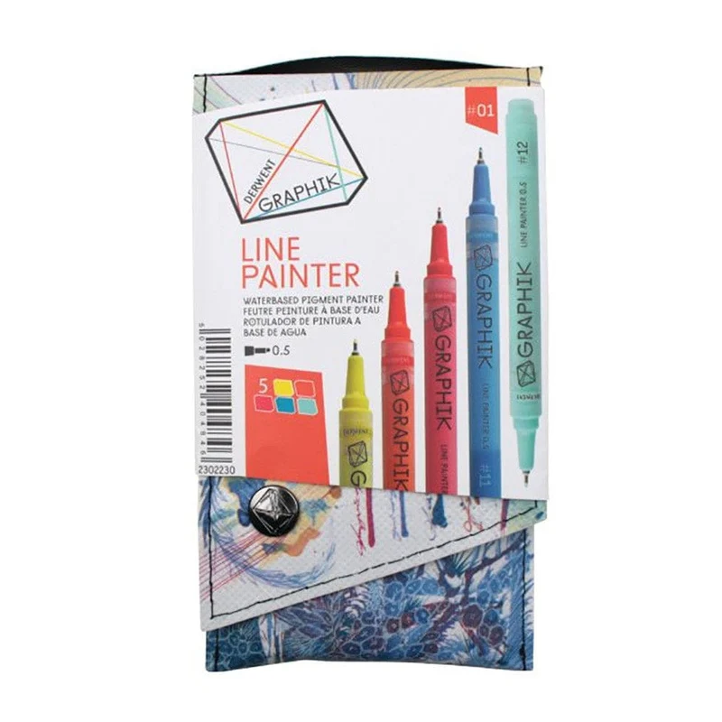 Derwent Graphik Line Painter Pens Set of 5