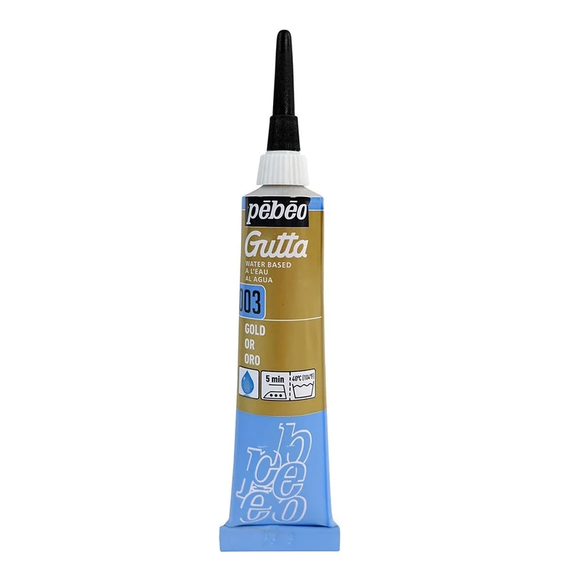 Pebeo - Setasilk Paint Water-Based Gutta - Gold 20ml
