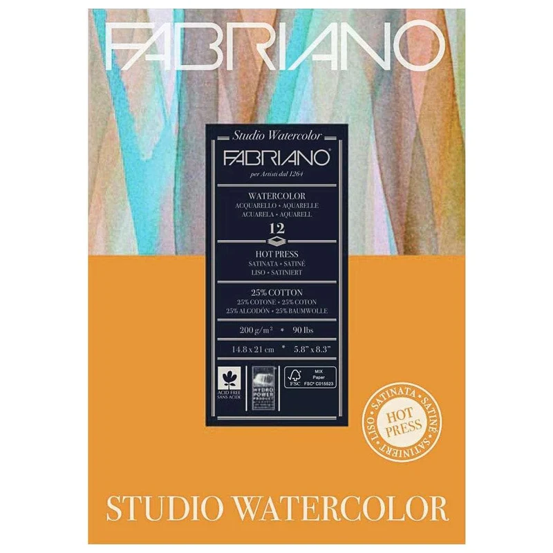 Fabriano Studio Water Colour Pads
