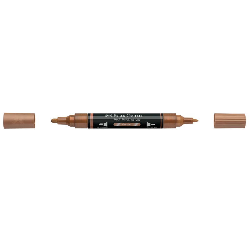Faber-Castell Multimark Acrylic Dual Tip copper