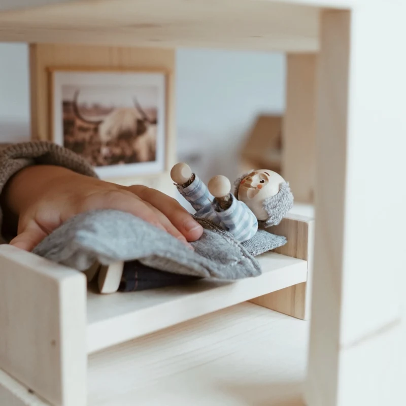 Decke grau (2er Set)