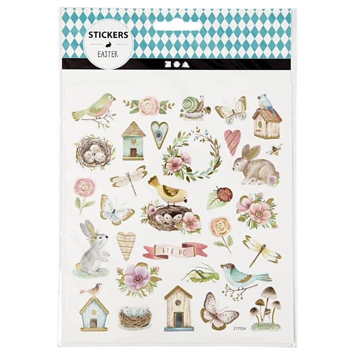Spring Stickers 15 x 16.5 cm