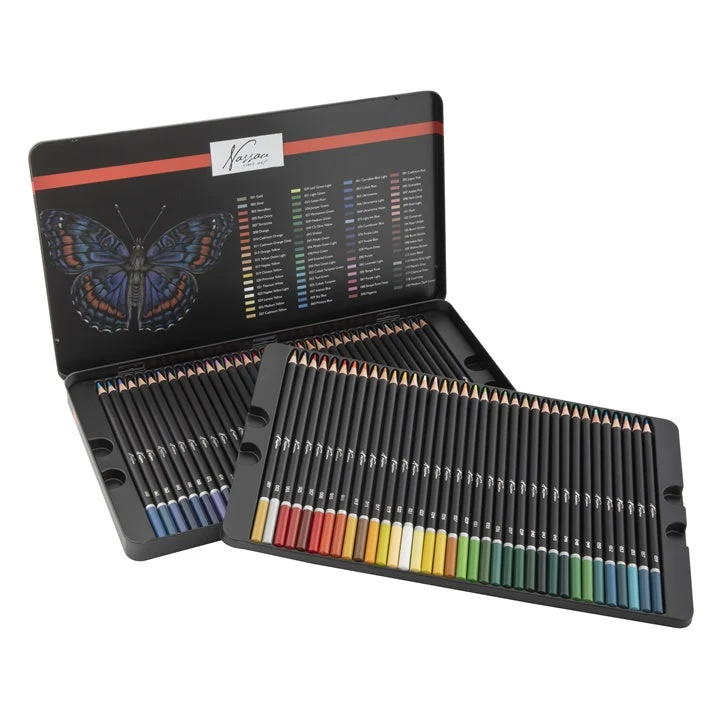 Nassau Set of 72 Colored Pencils