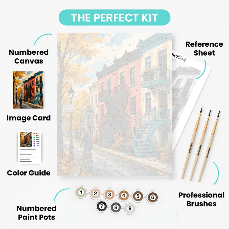 Plateau Spiral Staircases - Paint by Numbers Kit