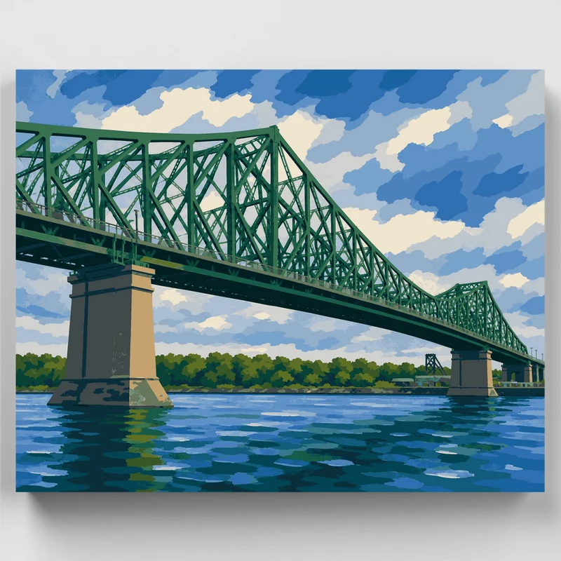 Jacques-Cartier Bridge - Paint by Numbers Kit