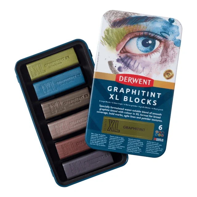 Derwent XL Graphite Blocks Set of 6