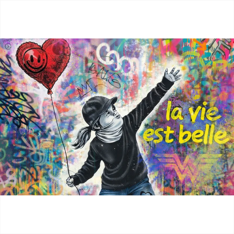 Poster La vie est belle Das Leben ist schön Querformat