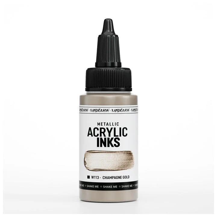 Concentrated Metallic Acrylic Ink - 30 ml