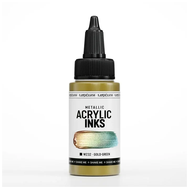 Concentrated Metallic Acrylic Ink - 30 ml