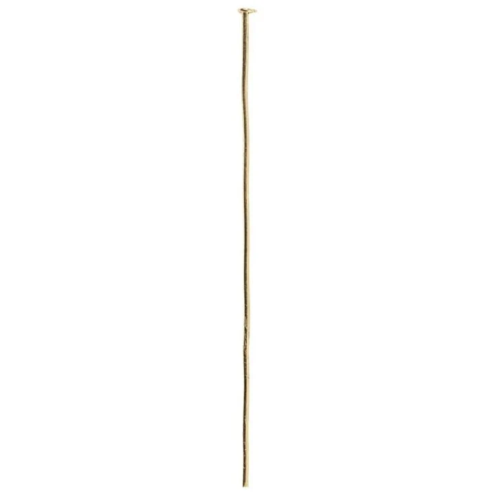 50 mm Head Pins with Flat Ends