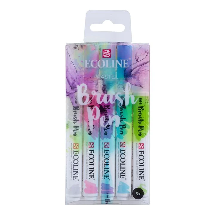 Ecoline Watercolor Brush Pens, Pastel