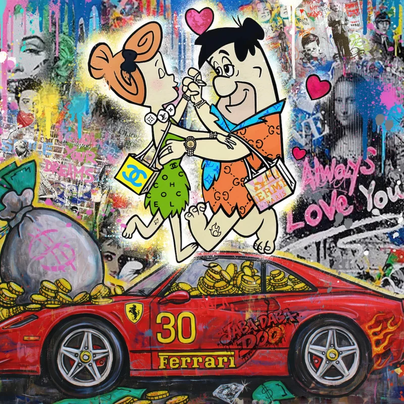 Poster Always Love you Quadrat