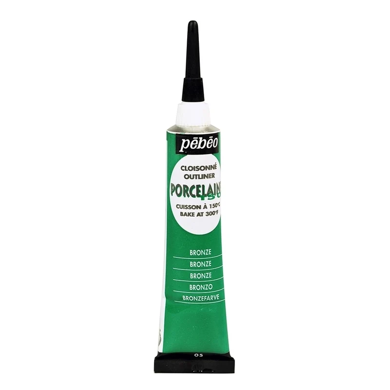 Pebeo - Porcelaine 150 Outliner 20ml Bronze Green