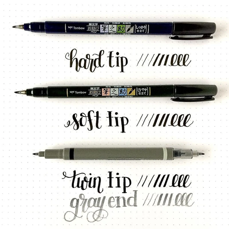 Tombow Fudenosuke Lettering Pens