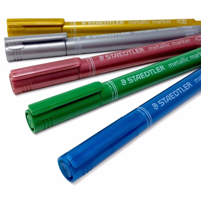 Staedtler Permanent Markers Metallic 5 Pack