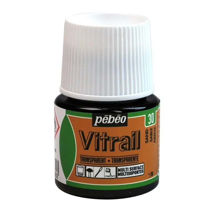 Pebeo - Vitrail - Glass & Tile Paint - Transparent - Sand - 45ml