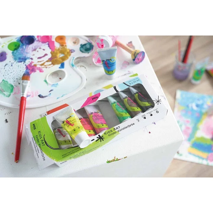KREUL Children's Paint Set, 8 x 20 ml