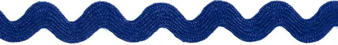 Zackenlitze 7mm blau