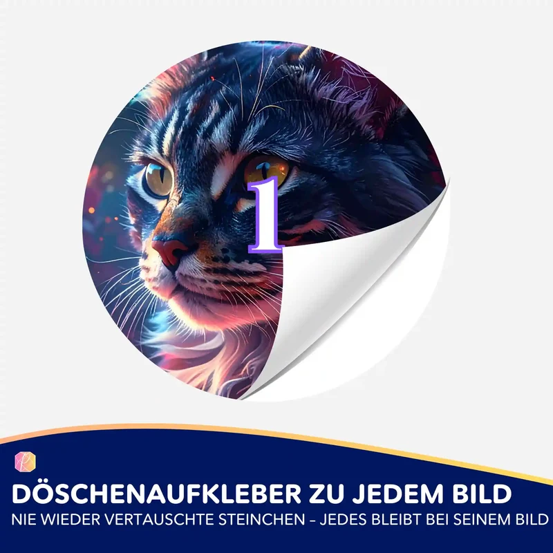Döschenaufkleber - Segen der Bastet "Limited Edition"