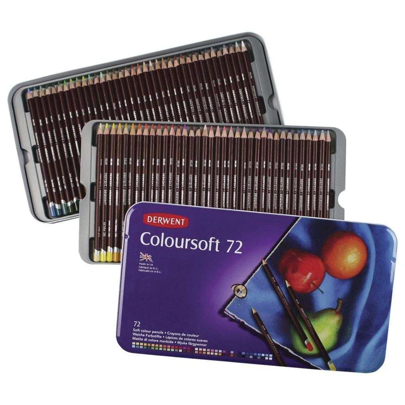 Derwent Coloursoft Pencils Set of 72