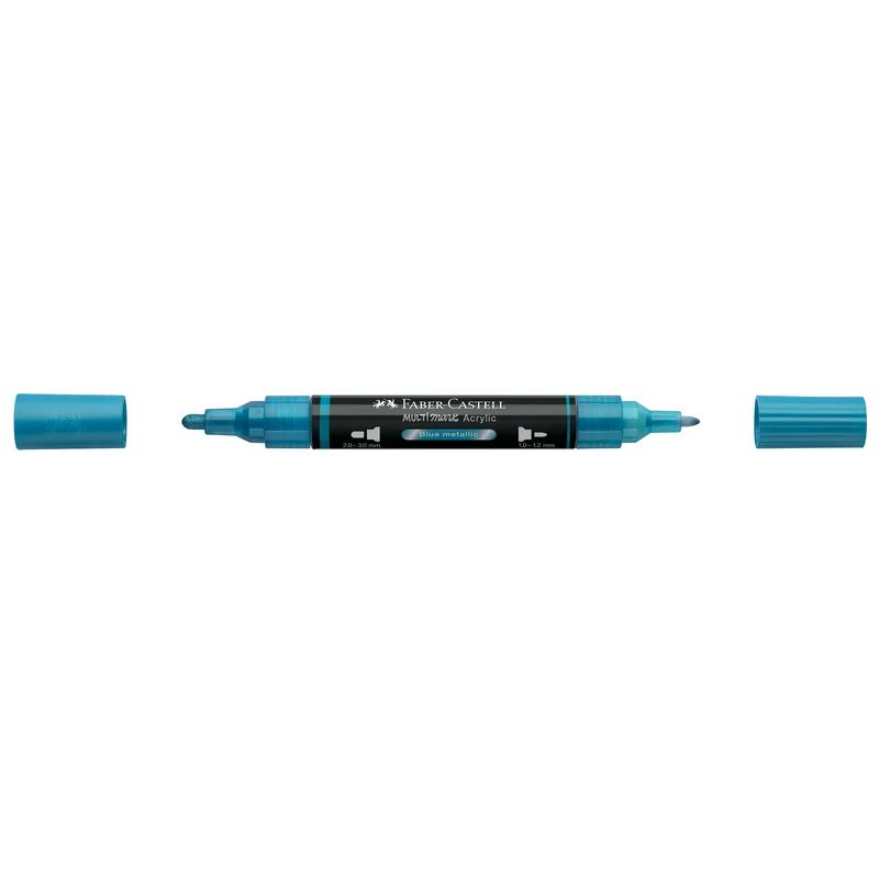 Faber-Castell Multimark Acrylic Marker – Farbe: Blue metallic
